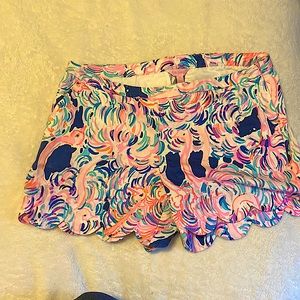 Lilly Pulitzer flamingo shorts size 10